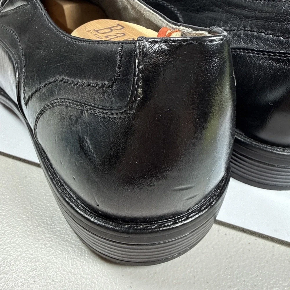G.H. Bass & Co. Warren Mens Black Leather Casual‎ Dress Loafer Shoes Size 13M